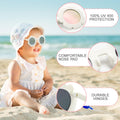 2Pcs Flower Baby Girl Polarized Sunglasses with Strap