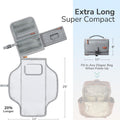 Portable Diaper Changing Pad for Baby, Detachable Travel Changing Pad with Baby Wipes Pocket, Gifts for Baby Shower, Newborn Girls and Boys