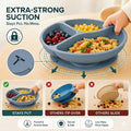 Silicone Baby Feeding Set, 14PCS, Silicone Bibs Baby Plates and Bowls Set