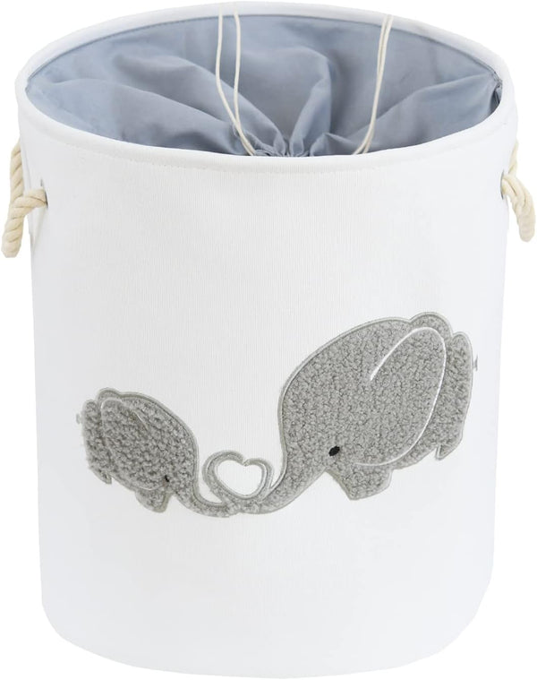 Elephant Baby Hamper, Laundry Basket Large Laundry Hamper for Girls & Boys, Kids Storage Basket, Toy Storage Organizer for Baby, Nursery Hamper, Home Decor for Livingroom Kidsroom Play Room