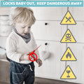 12 Pack Child Safety Magnetic Cabinet Locks with 2 Keys, No Drill Baby Proofing Drawer Locks for Baby Safety, Invisible Adhesive Magnetic Cupboard Locks for Kitchen Cabinet and Drawers