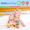 First Bead Maze Wooden Educational Baby Toy
