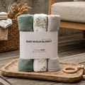 Muslin Swaddle Blankets for Newborn, 3 Pack Breathable Soft Receiving Blanket, Large 38 X 40 Inches Swaddle Wrap Burping Clothes Diapers, Essentials Infant Shower Items, Toddler Gift (Bright Colors)