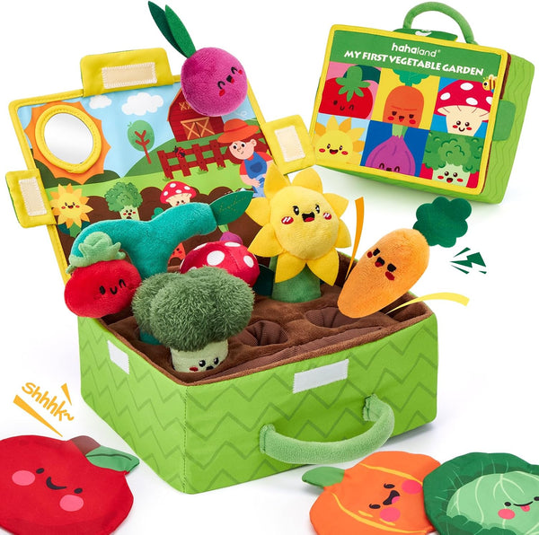Fruits Vegetables Garden Plant Plush for Baby Toys 6-12 Months
