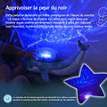 Ocean Projector Nightlight with White Noise Soothing Sounds | Adjustable Settings and Auto-Shutoff | Tranquil Whale™ Family - Blue