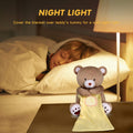 Rechargeable Sleep Soother Heartbeat Dreamy Bear, Baby Cry Sensor Lullabies & White Noise Machine, Nursery Decor Night Light Projector, Toddler Crib Sleeping Aid Baby Shower Gifts Teddy