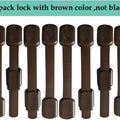 Child Safety Kid Safety Cabinet Lock Child Proofing Strap Locks for Baby Safety Lock,Free Extra Adhesive Tape Included.No Drilling,Easy Installation.(Brown, 8 Pack)