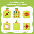 Silicone Baby Tissue Box Toy 6-12 Months Gifts for Boys Girls