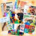 Magnetic Tiles Blocks Toddler Toys Sensory Preschool Building Learning Toys Girls Boys Toys Christmas Xmas Gifts for 3 4 5 6 7 8 Year Old Boys Girls
