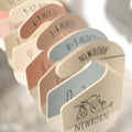 Wooden Baby Clothes Dividers by Size for Neutral Nursery & Closet Decor