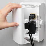 Baby Safety Outlet Cover BOX [Patent Pending] Double Lock for Much Better Toddler Proofing, Easier Operation, Simple 3 Step Install with Included Screws. Provides Extra Space inside for Plugs,Adapters