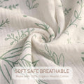Muslin Swaddle Blankets for Newborn, 3 Pack Breathable Soft Receiving Blanket, Large 38 X 40 Inches Swaddle Wrap Burping Clothes Diapers, Essentials Infant Shower Items, Toddler Gift (Bright Colors)