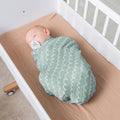 Muslin Swaddle Blankets Pack of 4 - Sun, Rainbow, Rain, Doodle