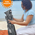 Pop 'N Sit Portable Booster, Indoor/Outdoor Use, Floor Seat with Feeding Tray, Grey, 6 Mos - 3 Yrs
