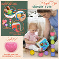 Montessori Sensory Baby Toys, 6 in 1 Early Educational Learning Toy Set