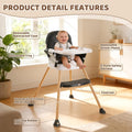 High Chairs for Babies and Toddlers, Portable Baby High Chair Adjustable