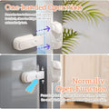 1 Pack Updated Child Proof Refrigerator/Fridge/Freezer Door Lock Apply to Max 1"(25Mm) Sealing Strip for Toddlers and Kids, No Tools Need or Drill (White)