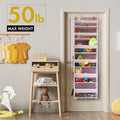over the Door Organizer, 6-Tier, 100D Fabric, Baby Blue 2Pc