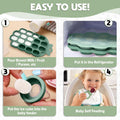 ™ Baby Weaning Set – 15 Pcs Silicone Baby Feeding Set with Suction Plate, Bowl, Bib, Sippy Cup, Fruit Feeder & Freezer Tray – Baby Plates and Bowls Set for 3M+ | Bpa-Free Baby Dishes & Utensils