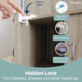 Complete Baby Proofing Kit - Child Safety Hidden Locks for Cabinets & Drawers, Adjustable Safety Latches, Corner Guards and Outlet Covers - Baby Proof Pack to Keep Your Child Safe at Home