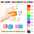 Magnetic Blocks, Magnetic Building Blocks, Magnet Tiles Toddler Toys STEM Sensory Montessori Toys for 3+ Year Old Boys & Girls, Kids Toys Gift Ideal for Toddler with Autism