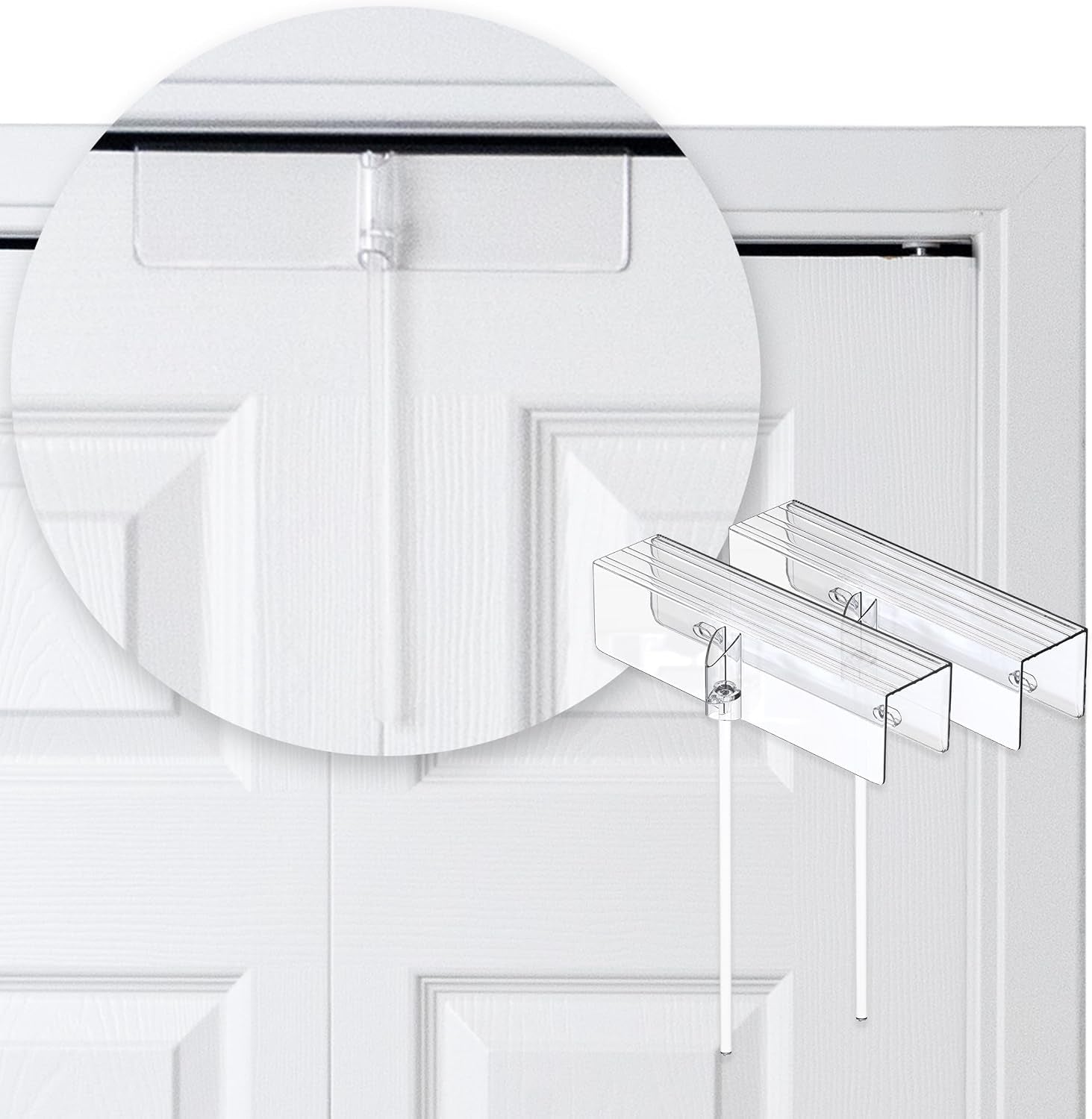 Complete Deluxe Bi-Fold Door Lock, 2 Pack by