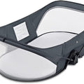 Baby Portable Travel Pod with Mosquito Net and Sunshade Canopy,Easy to Fold and Lightweight,Deep Grey