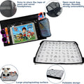 Kids Travel Tray Table Cover,Baby Travel Essentials for Flying, Black&White