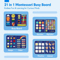 Toddler Busy Board Montessori Toys for Boy Toys Gifts