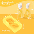 Toddler Utensils Set, Baby Forks & Spoons with Silicone Handle