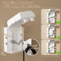 1 Pack Updated Baby Safety Electrical Outlet Cover Box Childproof Plug Cover - More Space for Large Plugs Easy to Install & Use (White)