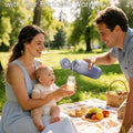 Portable Bottle Warmer for Breast Milk and Water, 17Oz Travel-Ready