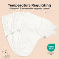 3-Pack Organic Baby Swaddles for Newborns, Infant (Blossom, 0-3M)