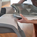 Smartclean Trio Elite 3-In-1 Convertible Baby High Chair, Toddler Chair, and Dining Booster Seat-Slate