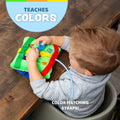 - Buster Square - Learning Activity Toy - Develop Fine Motor Skills and Problem Solving - Easy Travel Toy - Educational Classroom Must Have