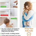 Magnetic Cabinet Locks Child Safety 41-Piece Kit
