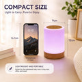 Kids Night Light, Rechargeable LED Bedside Lamp with Touch Control