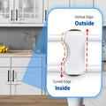 Baby Proofing Cabinets,Cabinet Locks for Babies,6 Pack,White