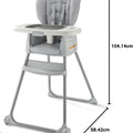Made2Grow 5-In-1 Highchair | Infant Recline, Baby High Chair, Toddler Booster Seat, Youth Stool, Big Kid Chair | Lee