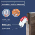 Baby Proofing, Clear Edge Protector Strip, Silicone Soft Corner Protectors for Kids Safety with Pre-Taped Strong Adhesive, Edge Protectors for Cabinets, Tables, Drawers-16.4Ft(0.4"X0.4")