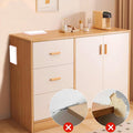 White Baseboard Corners Blocks Self Adhesive, Thickened Rubber Baby Safety Corner Protectors Cushion, Soft Edge Furniture Wall Guards (8 PCS)