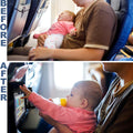 Kids Travel Tray Table Cover,Baby Travel Essentials for Flying, Black&White