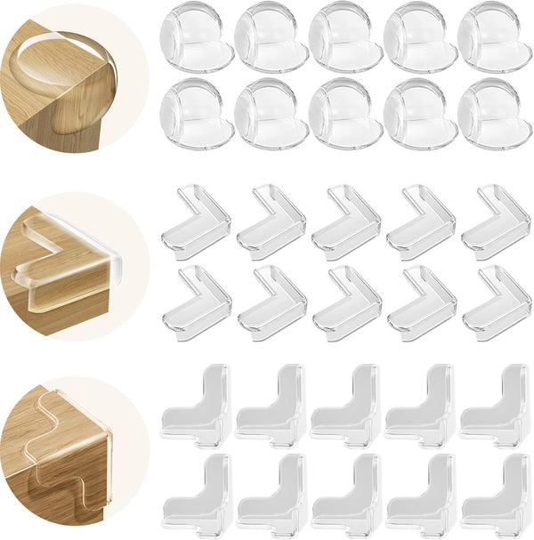 Corner Protectors Child Safety, 30Pack Table Protectors for Baby