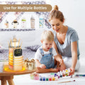 Portable Bottle Warmer with Display for Travel, Battery-Powered with 6 Temperature Gears
