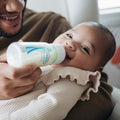 Options+ Slow Flow Preemie and Newborn Anti-Colic Bottle Set with 4Oz Bottles and Happypaci