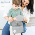 Jool Baby Folding Travel Potty Training Seat for Toddlers, Fits round & Oval Toilets, Non-Slip Suction Cups, Includes Free Travel Bag (Gray)