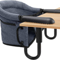 Hook on High Chair - Portable & Foldable for Babies 6-36 Months, Family & Travel Use with Carry Bag(Grey)