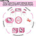 Hello Kitty Set of 2 Durable Storage Cubes with Handles, 10"X10"X10" Cubes
