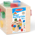 Shape Sorting Cube Wooden Classic Educational Toy