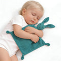 Muslin Cotton Lovey for Baby Boy Girl Gift, Bunny Security Blanket